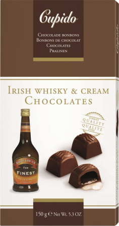 Ciocolata Cu Alcool - Praline De Ciocolata Cu Crema De Whisky Irlandez 150g
