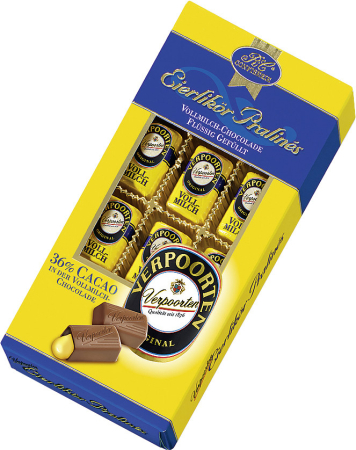 Ciocolata Cu Alcool - Praline De Ciocolata Cu Lapte Si Lichior De Oua Verpoorten 120g/(12 buc)