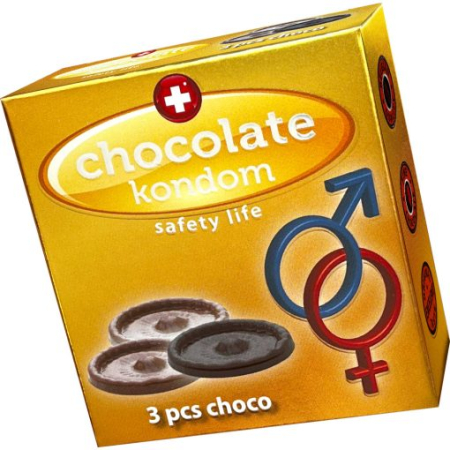 Prezervative Din Ciocolata Cu Lapte 20g [3]