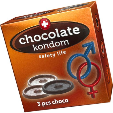 Prezervative Din Ciocolata Cu Lapte 20g [2]