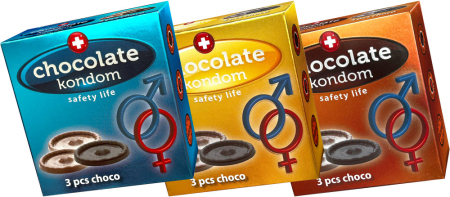 Gustari - Prezervative Din Ciocolata Cu Lapte 20g