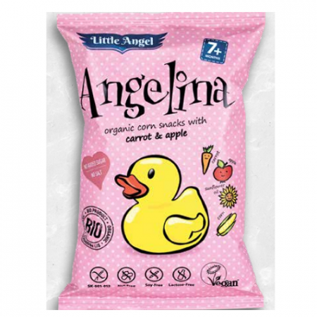 Pufuleti - Pufuleti Din Porumb Cu Morcov Si Mar Bio - Angelina 15g