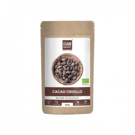 Superalimente / Vitamine - Cacao Criollo Boabe Crude Ecologice 250g