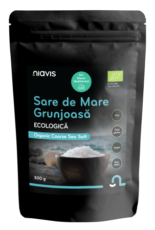 Alimente Fara Gluten - Sare de Mare Grunjoasa Ecologica/BIO 500g
