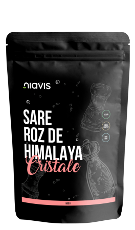Alimente Fara Gluten - Sare Roz de Himalaya Cristale 500g