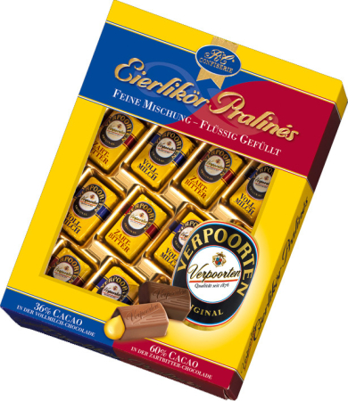 Ciocolata Cu Alcool - Selectie De Praline Cu Lichior De Oua Verpoorten 160g