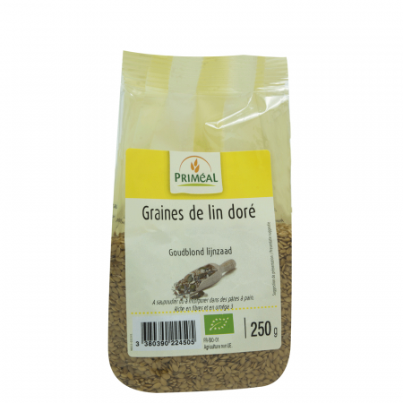 Seminte / Alune / Nuci - Seminte De In Auriu Bio 250g