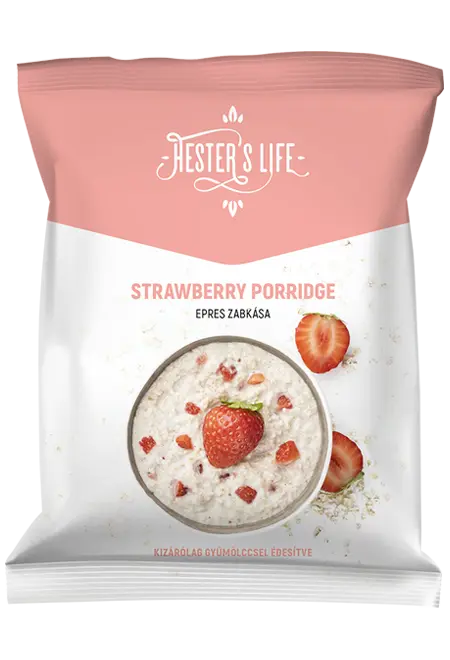 Fara Zahar Adaugat - STRAWBERRY PORRIDGE 50g