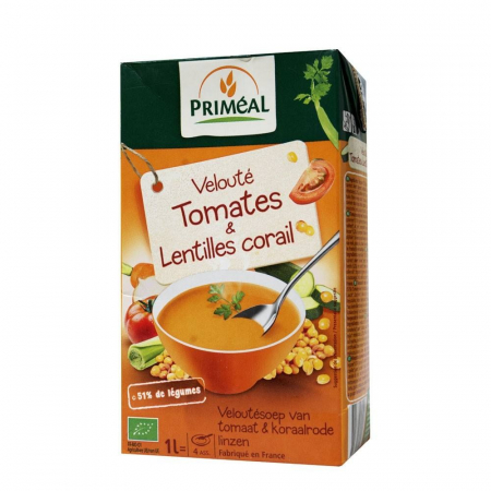 Instant - Supa Crema Cu Rosii Si Linte Rosie Bio 1L