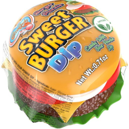 Sweet Burger - Jucarie Cu Bomboana Si Pudra De Sos Acrisor 15g [1]