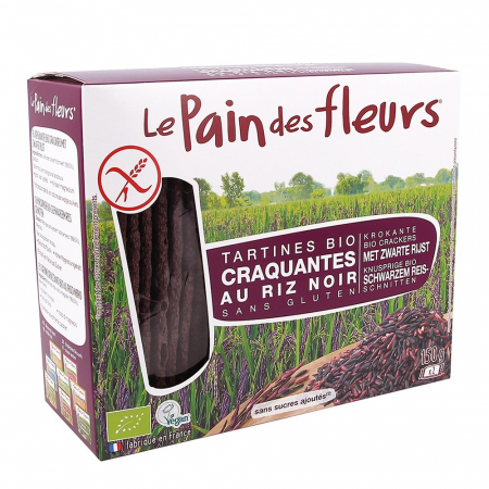 Pentru Copii - Turte crocante din orez negru -fara gluten 150g