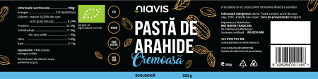 Pasta de Arahide Cremoasa Ecologica/BIO 250g [1]
