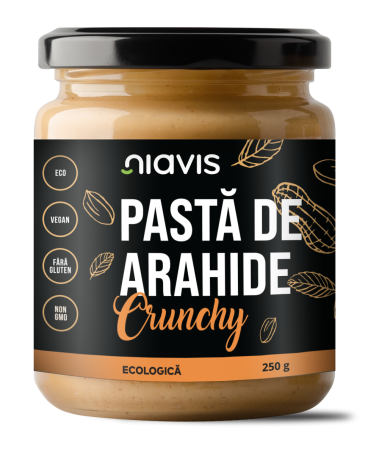 Creme / Unturi - Pasta de Arahide Crunchy Ecologica/BIO 250g