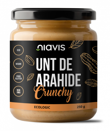 Creme / Unturi - Unt de Arahide Crunchy Ecologic/BIO 250g