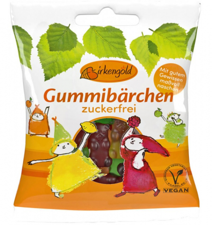 Bomboane / Acadele / Jeleuri - Ursuleti din Fructe Fara Zahar 50 g
