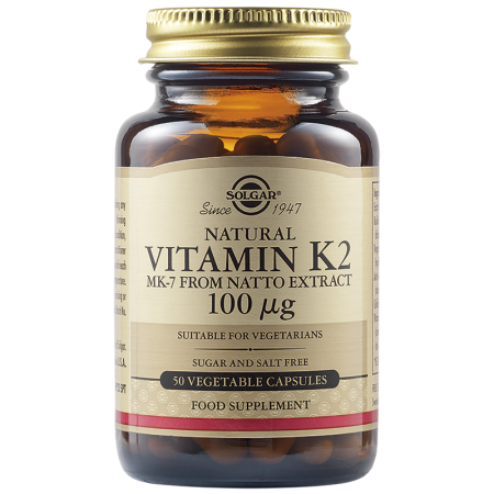 Suplimente - VITAMINA K2 100μg / VITAMIN K2 100μg Veg. Caps 50s