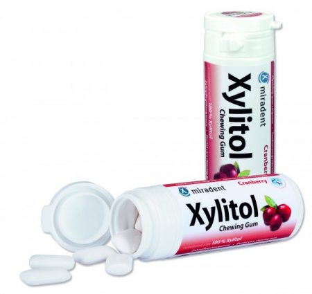 Bomboane / Acadele / Jeleuri - Guma De Mestecat Cu Xilitol Si Aroma De Merisoare 30g(30buc)