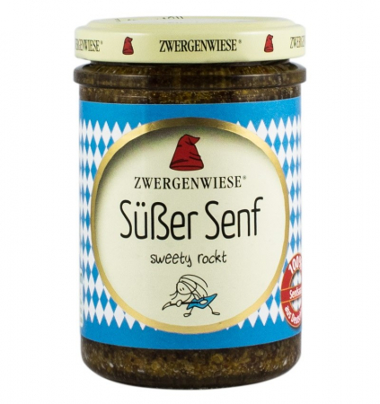 Alimente De Baza - Mustar Dulce Cu Seminte De Mustar BIO 160ml