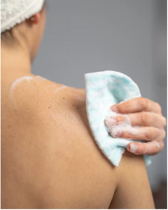 Burete de baie impregnat cu gel de dus,  unica folosinta, 24 buc/ pachet [4]