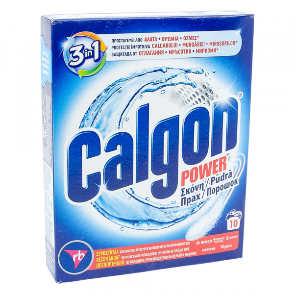 Calgon pudra anticalcar, 3in1, Protect & Clean, 10 spalari [1]