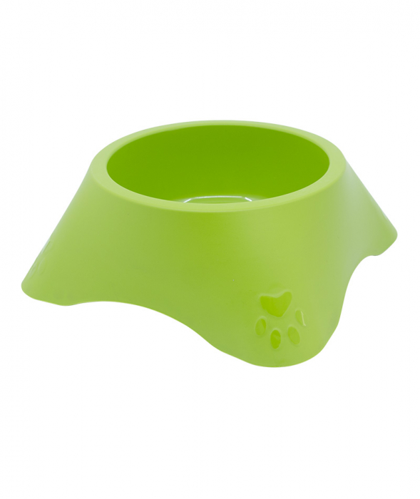 Castron din plastic pentru animale, 700 ml,  verde [4]