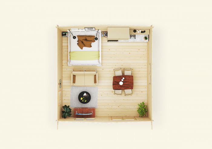 Casuta de gradina Nocera 6×6m [7]