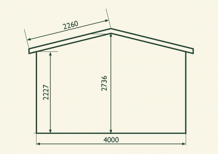 Casuta de gradina Giro 4x4m [3]