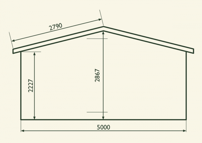 Casuta de gradina Malbec 5x3m [2]
