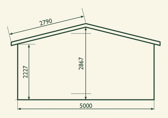 Casuta de gradina Barbera 5×5m [6]