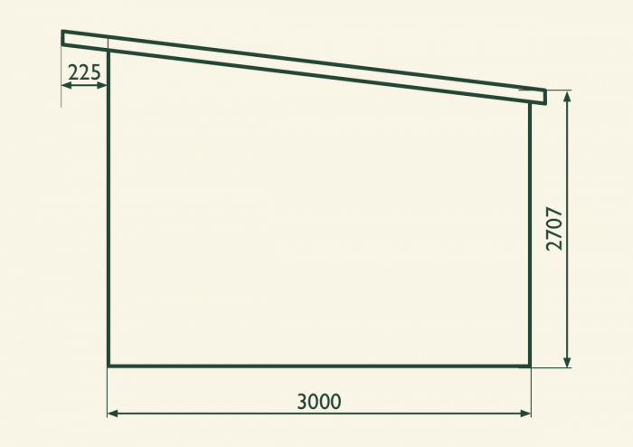 Casuta de gradina Airén 3×3m [5]