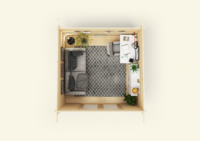 Casuta de gradina Airén 3×3m [3]