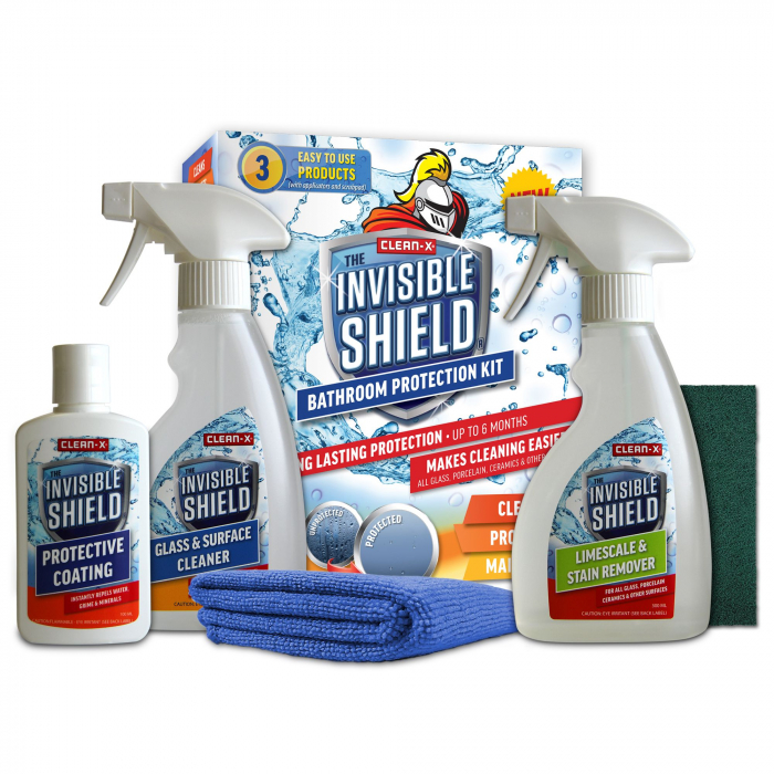 CLEAN X Kit protectie baie 3 in 1, Invisible Shield [2]