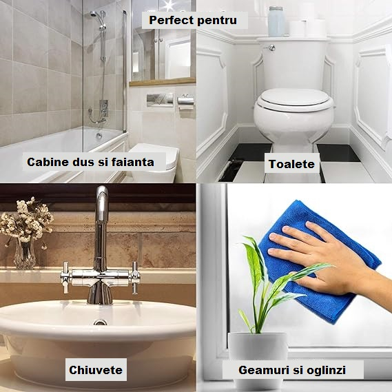 CLEAN X Kit protectie baie 3 in 1, Invisible Shield [3]