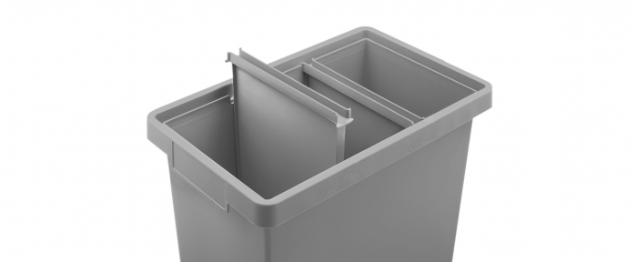 Cos gunoi colectare selectiva, 3 compartimente, 40 L [4]