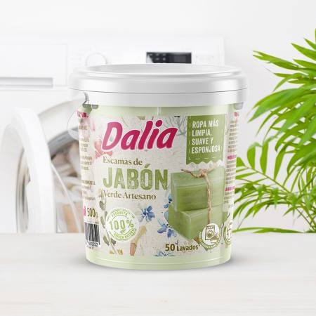 Dalia Verde, Sapun de casa fulgi pentru spalare manuala si automata, 500 g [2]