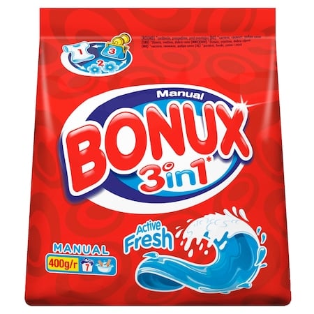 Detergent manual Bonux Active Fresh, 400 g [1]