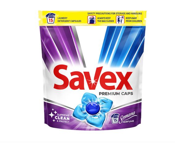Detergent capsule Savex Caps Semana Perfume, 15 spalari [1]