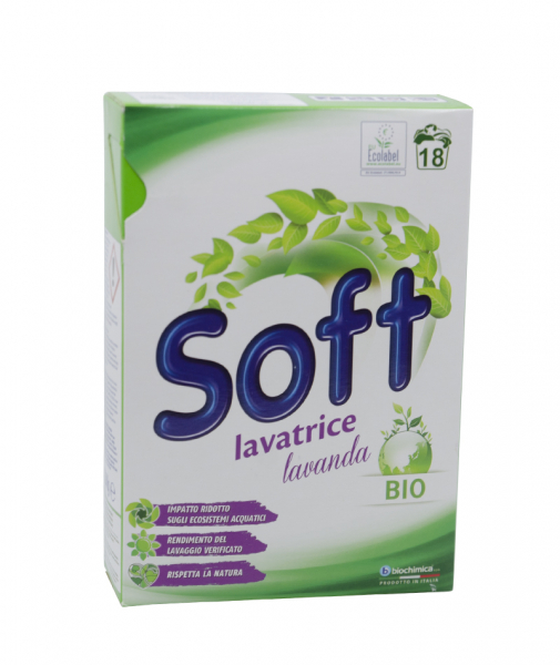 Detergent de rufe pulbere, Soft Lavanda, Biophura, 18 spalari, 1.350 kg [1]