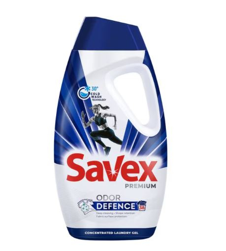 Detergent lichid Savex Odor Defence, 38 spalari, 1.71 L [1]