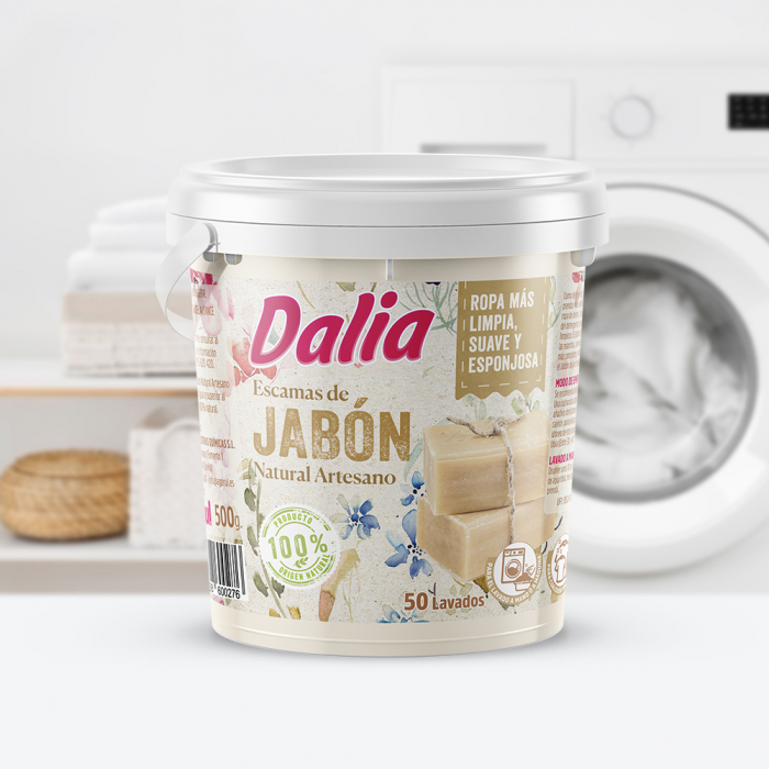 Dalia Natural, Sapun de casa fulgi pentru spalare manuala si automata, 500 g [2]