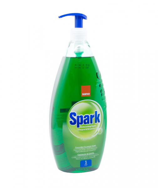 Detergent vase Sano Spark de castravete si lamaie, 1 L [1]