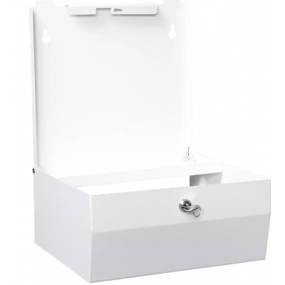 Dispenser inox prosoape pliate C-V, alb [2]