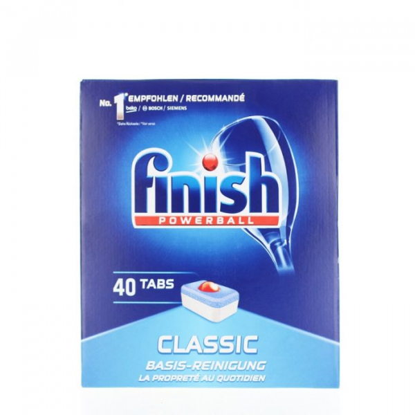 Finish Classic detergent pentru masina de spalat vase, 40 tablete [1]