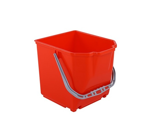 Galeata pentru carucior curatenie, rosu, 25 L [1]