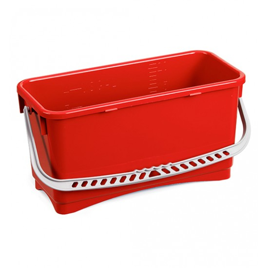 Galeata pentru mopuri plate, rosu, 20 l [1]