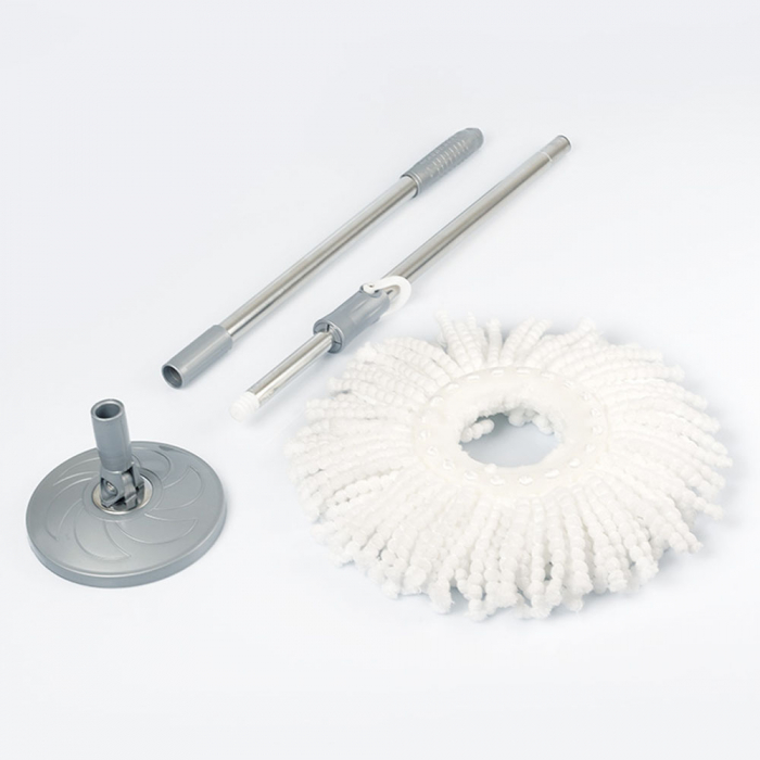 Galeata rotunda cu mop rotativ, Pingui, gri, 15 l [2]