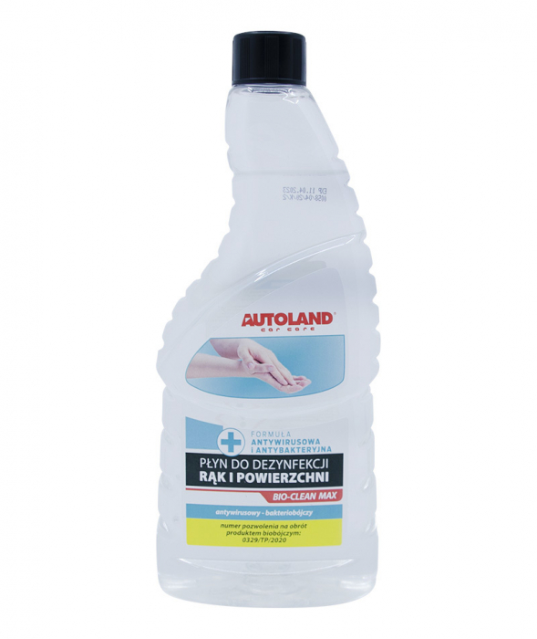 Igienizant universal pentru maini si suprafete, Bio-Clean Max rezerva, Autoland, 750 ml [8]