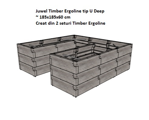 Jardiniera de gradina Juwel Timber Ergoline [9]
