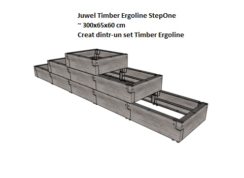 Jardiniera de gradina Juwel Timber Ergoline [5]