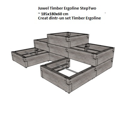 Jardiniera de gradina Juwel Timber Ergoline [6]